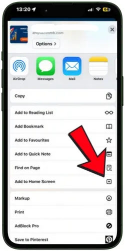 Dodaj Plinko do ekranu głównego